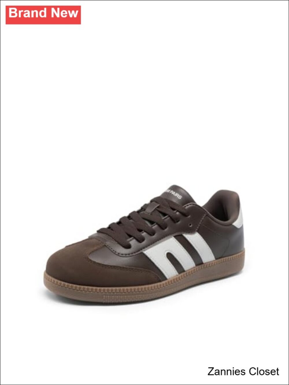 ✨ DREAM PAIRS Women's Walking Sneakers Faux Suede Vegan Leather Lace-Up